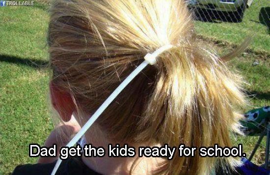 Kad te tata sprema za školu