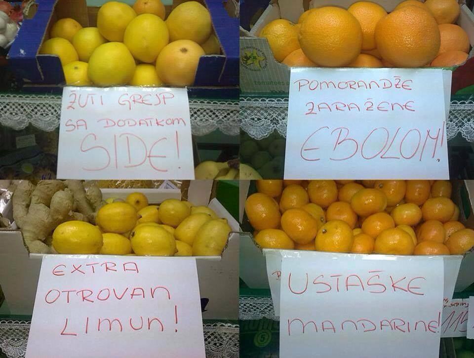 ustaške mandarine s ebolom, još malo pa nestalo!!!