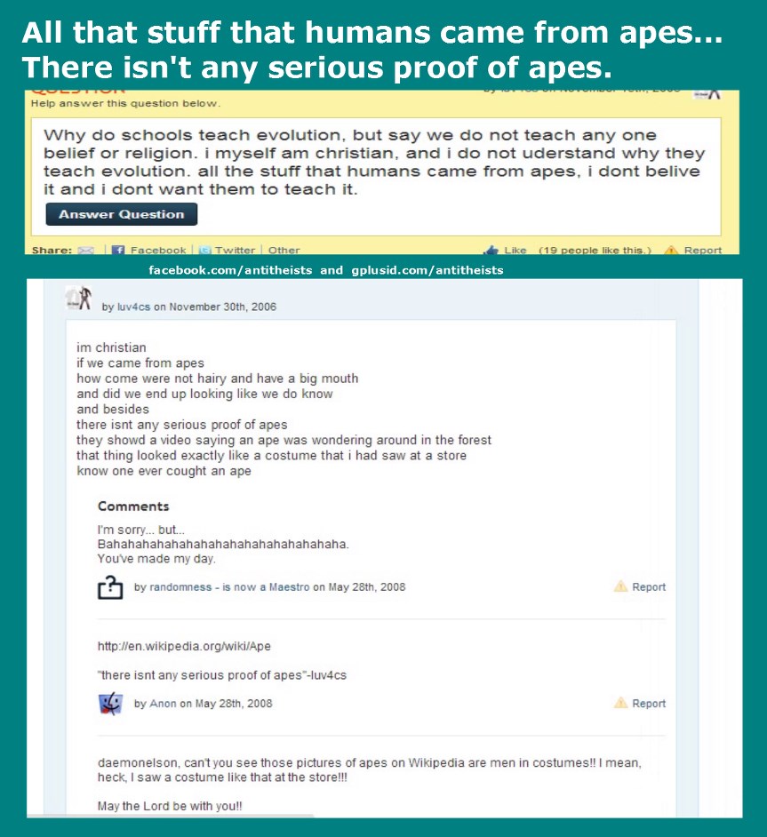 Nema dokaza da postoje majmuni