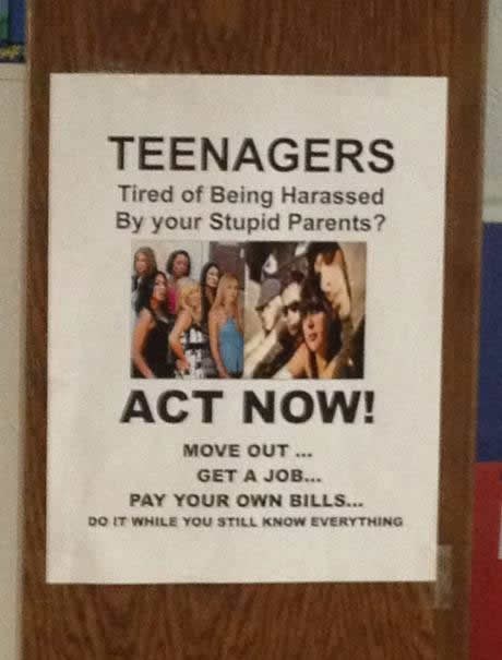 Stop roditeljskom teroru - plati sam svoje račune