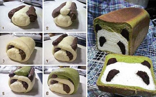 Djeca luda za panda kruhom