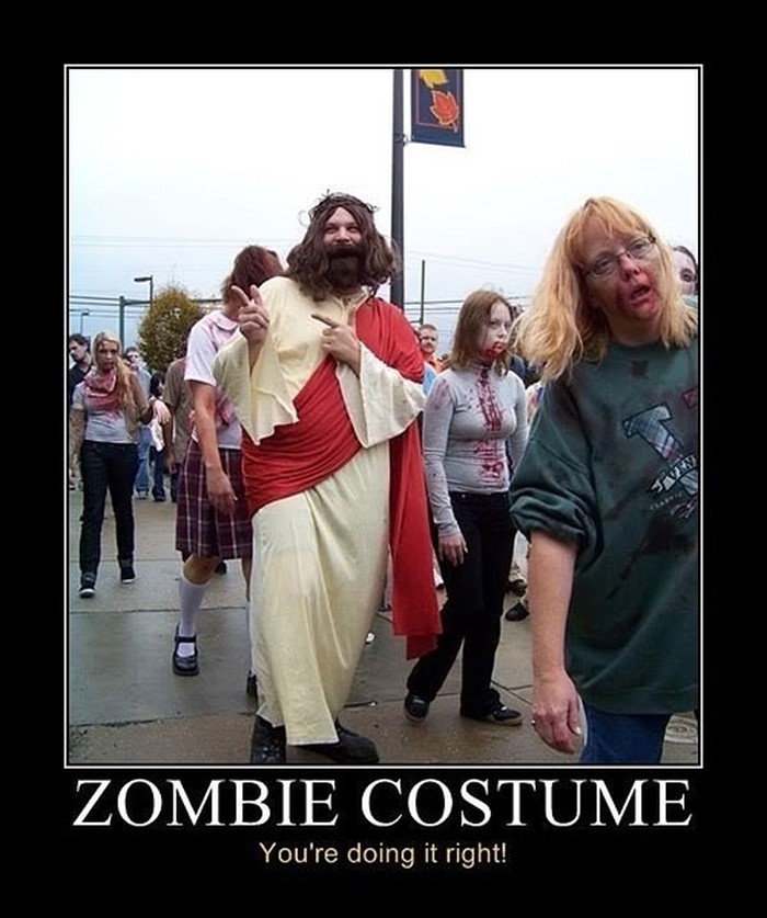 Zombi za maškare, bez šminke:D