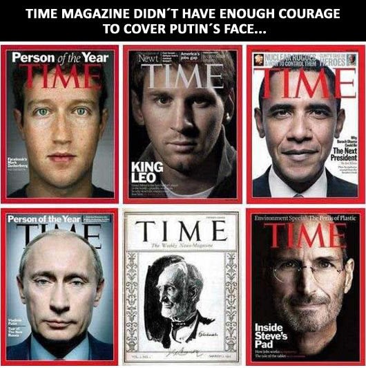 Ni Time se ne usudi uvrijediti Putina