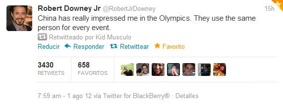 Robert Downey malo zajebava Kineze