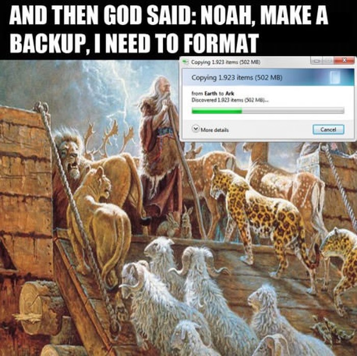 format, format, object corrupt