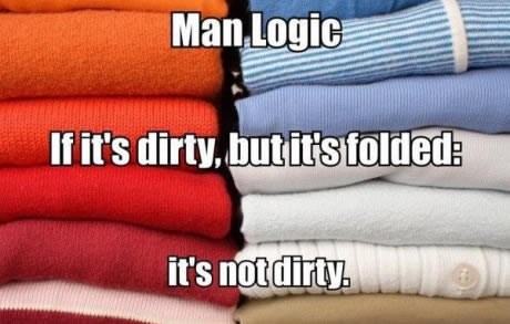 Muška logika - ako je prljavo, ali složeno, čisto je