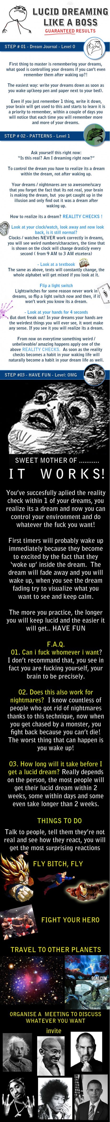 Lucidno sanjanje za početnike - probaj!