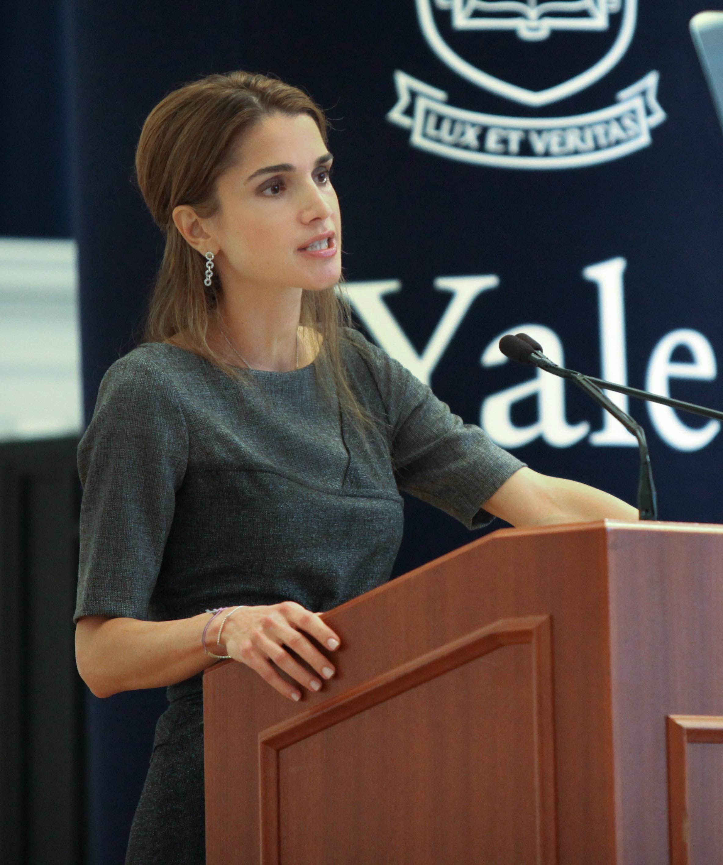 HM Queen Rania at Yale University