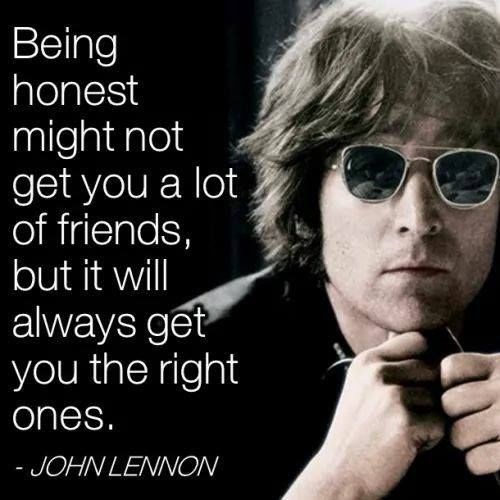 John Lennon - Being honest....jpg