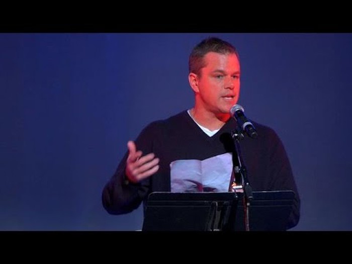 Matt Damon Speech: Civil Disobedience