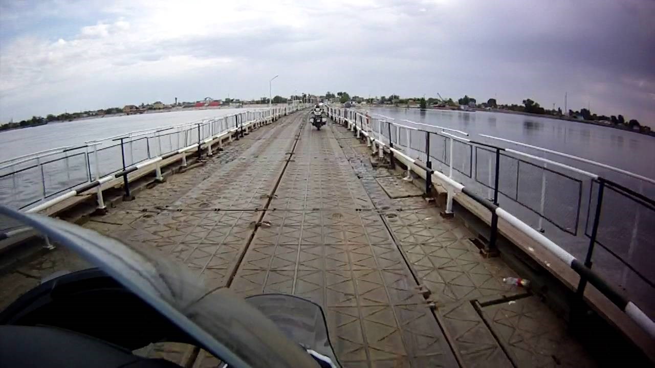 Russia, crossing the Buzan river