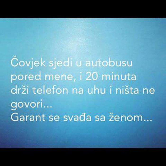 "Da, draga" 
