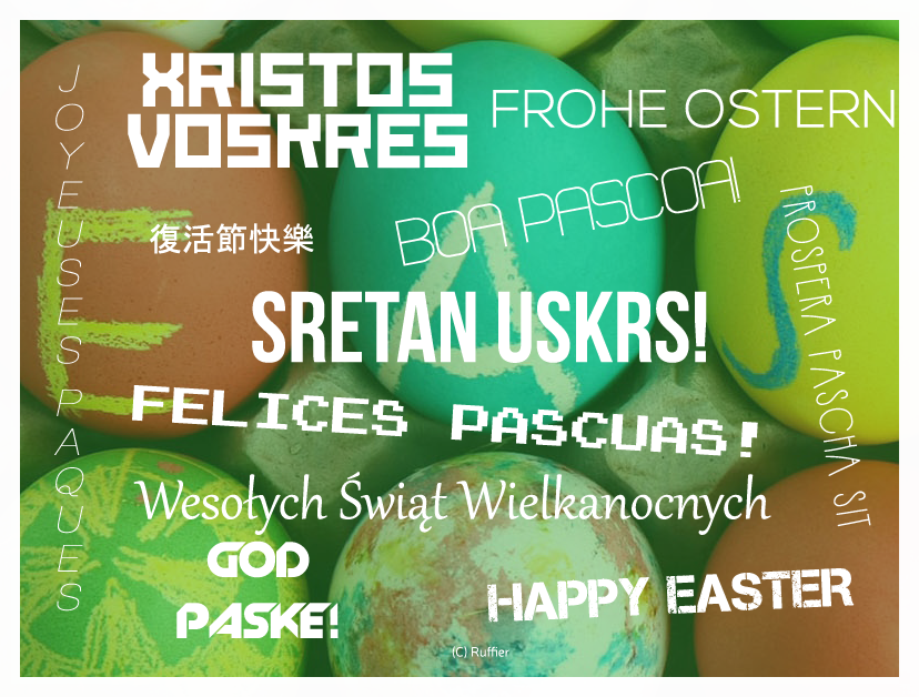 Sretan Uskrs - na nekoliko svjetskih jezika!