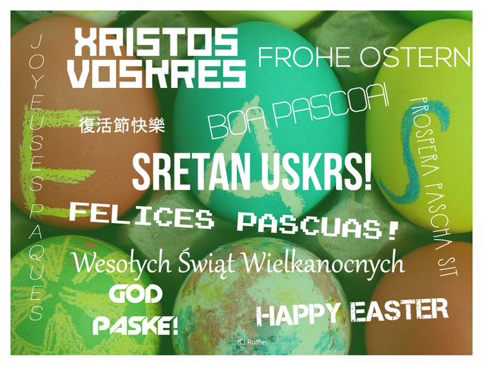 Sretan Uskrs - na nekoliko svjetskih jezika!