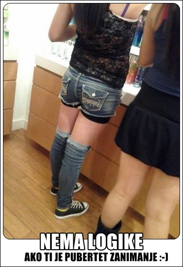 Pubertet isključuje logiku