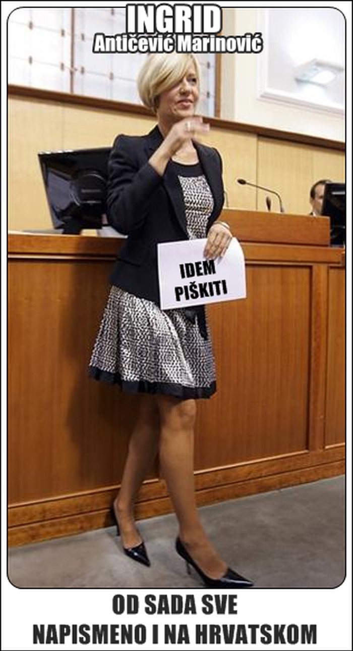 Ingrid od sad samo na hrvatskom - uz pismeni dokaz