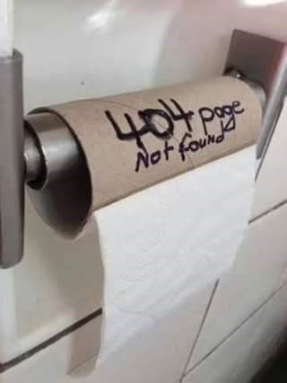 Kad ti ni na zahodu ne ide :)