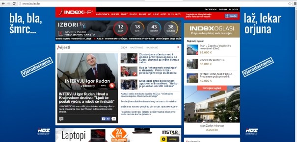 Indekše, indekše... ipak me niste razočarali...