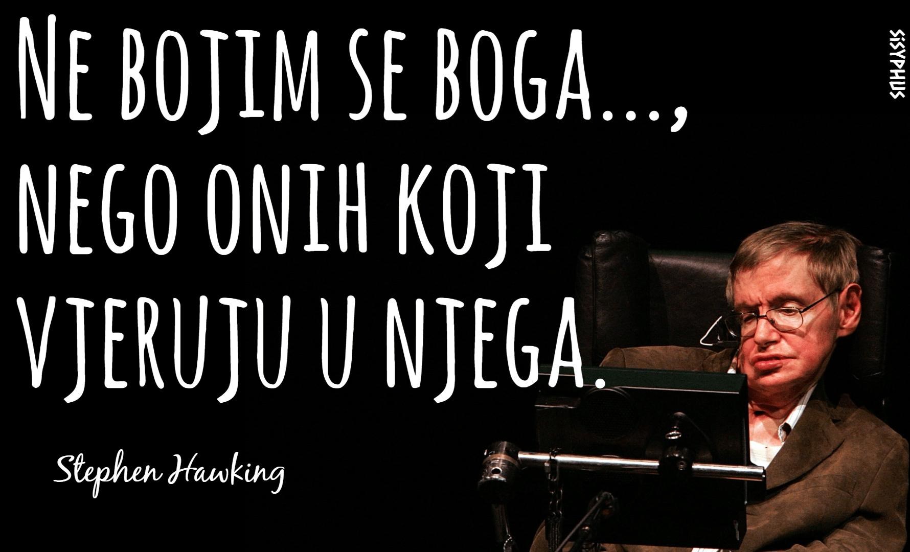 A tek da si upoznao ove naše,  "vjernike"...