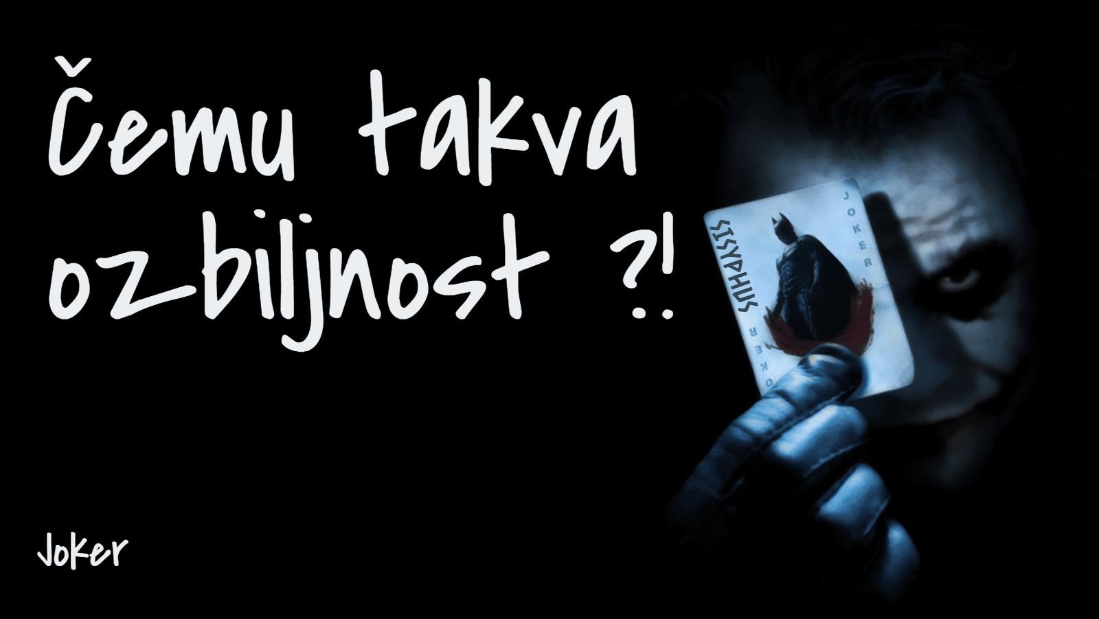 Ludilo je kao gravitacija...