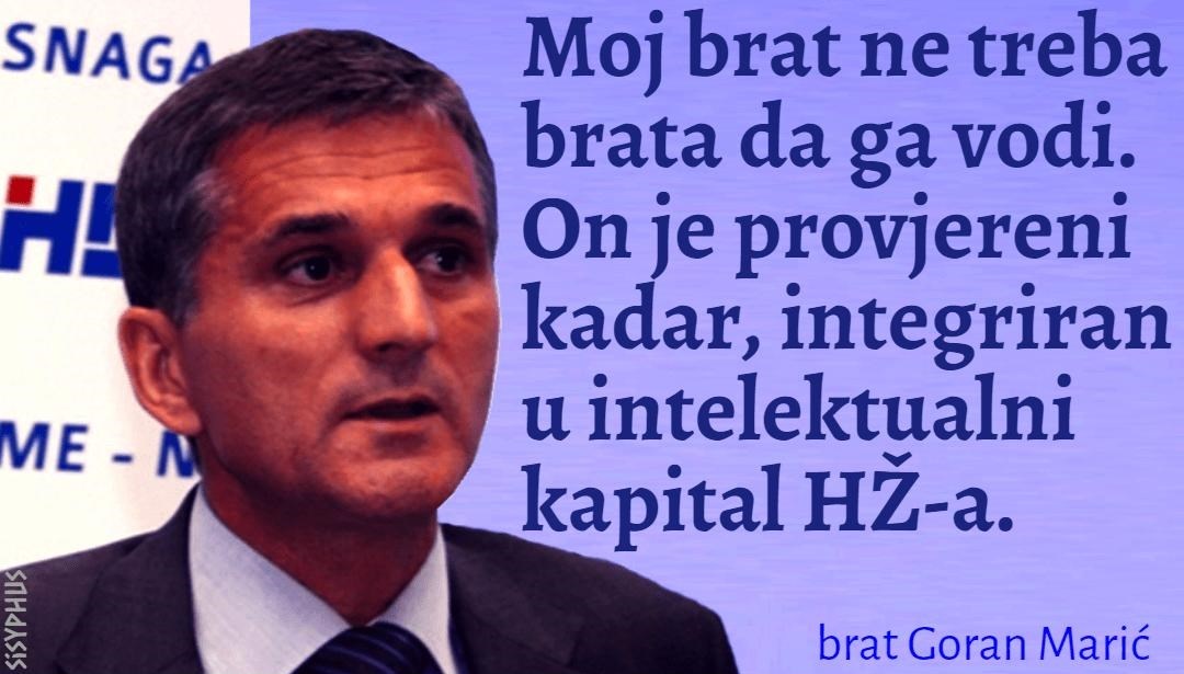 Kao što stara poslovica kaže: "Brat je bratu... ministar"