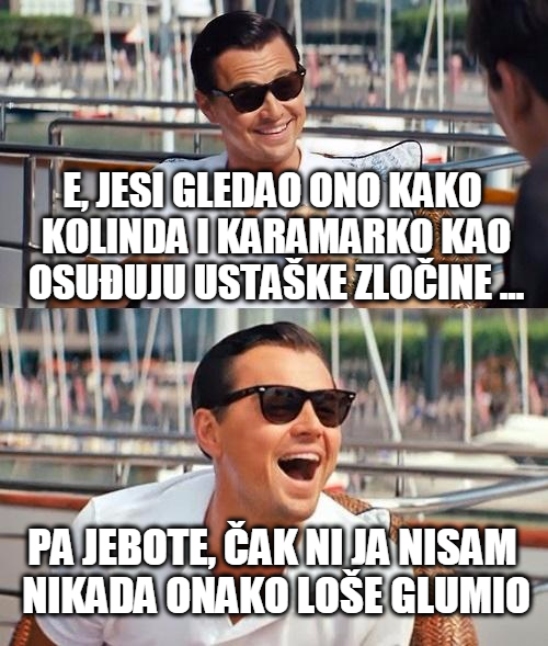 Nemoj tako, Leo..., pa vidjelo se da su iskreni