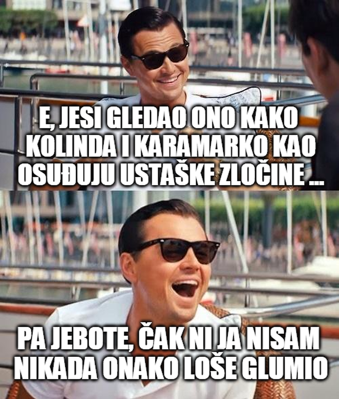 Nemoj tako, Leo..., pa vidjelo se da su iskreni