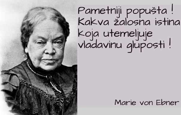 A mi mislimo da smo tako pametniji...