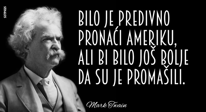 Nemoj tako, Mark... treba širiti demokraciju