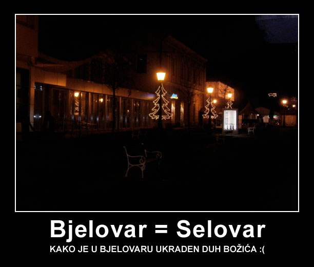 Kako je u Bjelovaru ukraden Božić