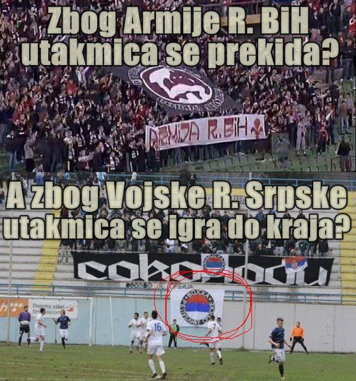 Procenat ugroženosti Srba u Sarajevu: 0,01%
