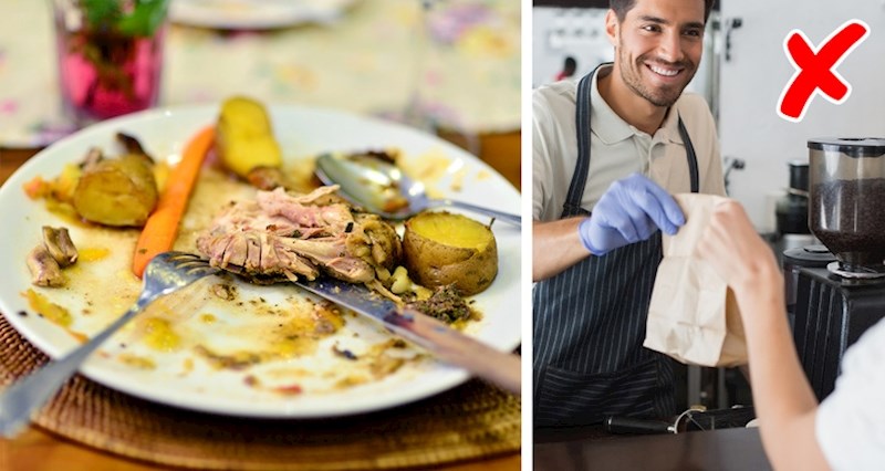 Ne tražite ostatke hrane koje niste pojeli u restoranu