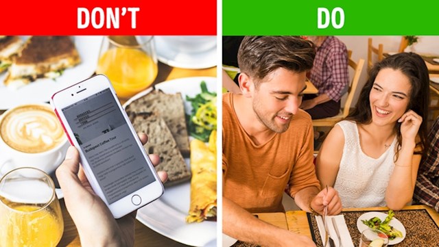 Ne koristite mobitele dok jedete