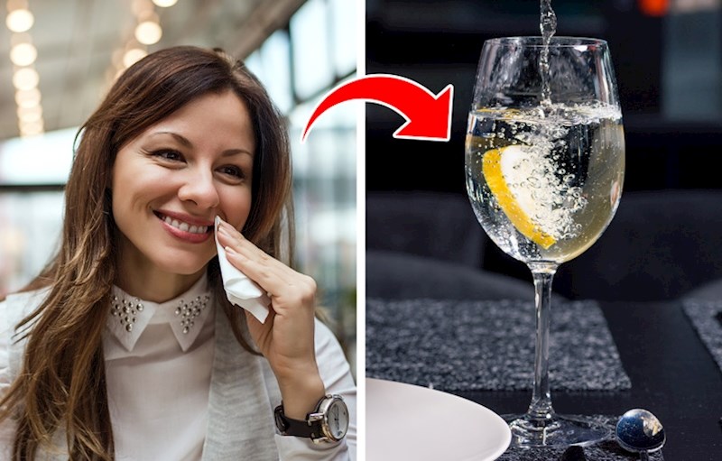 Obrišite usta prije nego pijete iz čaše