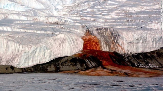 Krvavi slapovi, Antarktika