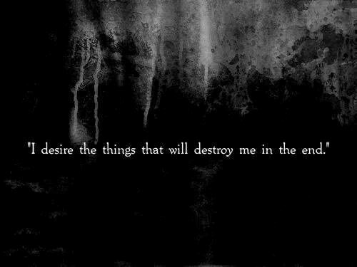 find what you love and let it kill you..