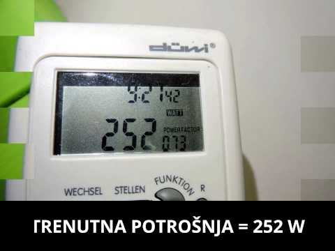 GRIJANJE INVERTER KLIMA UREĐAJEM 6. DIO - ZIMA 12/2015 - CHEAP HEATING