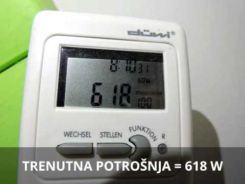 GRIJANJE INVERTER KLIMA UREĐAJEM 5. DIO - ZIMA 11/2015 - CHEAP HEATING
