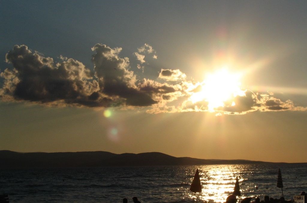 Zalaz sunca  Makarska 