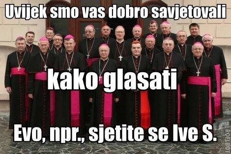 Crkva. Uvijek smo vas savjetovali kako glasati 