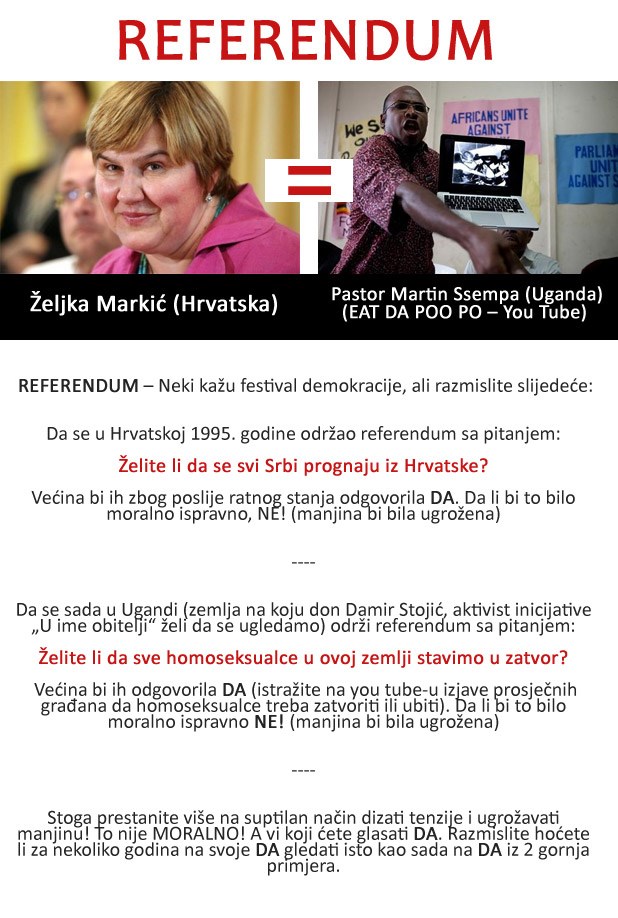 Stvarno ćeš glasati DA?!