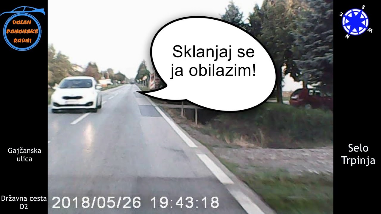 VIDEO - Agresivna vožnja i pretjecanje