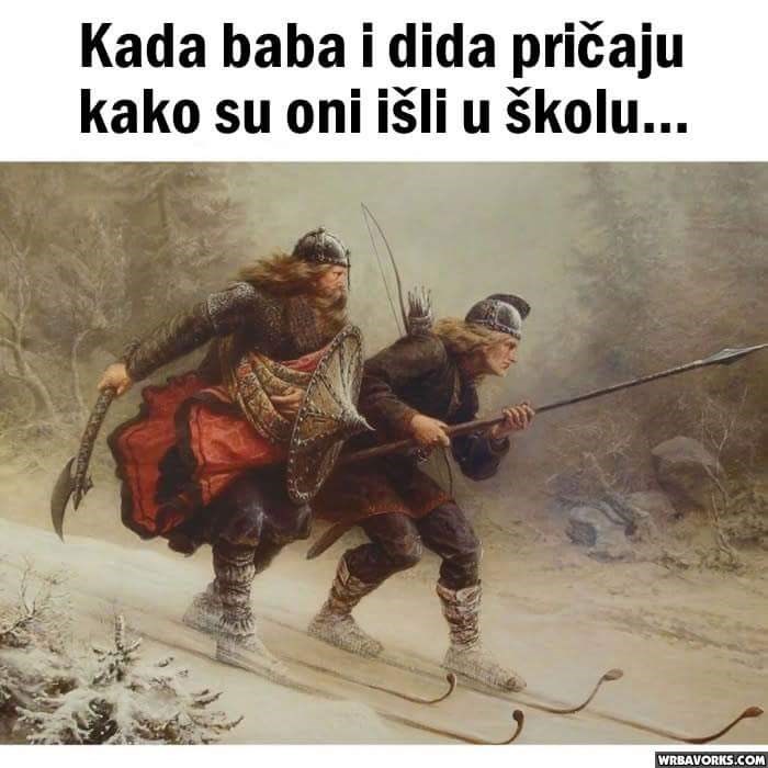 Put u školu naših starih