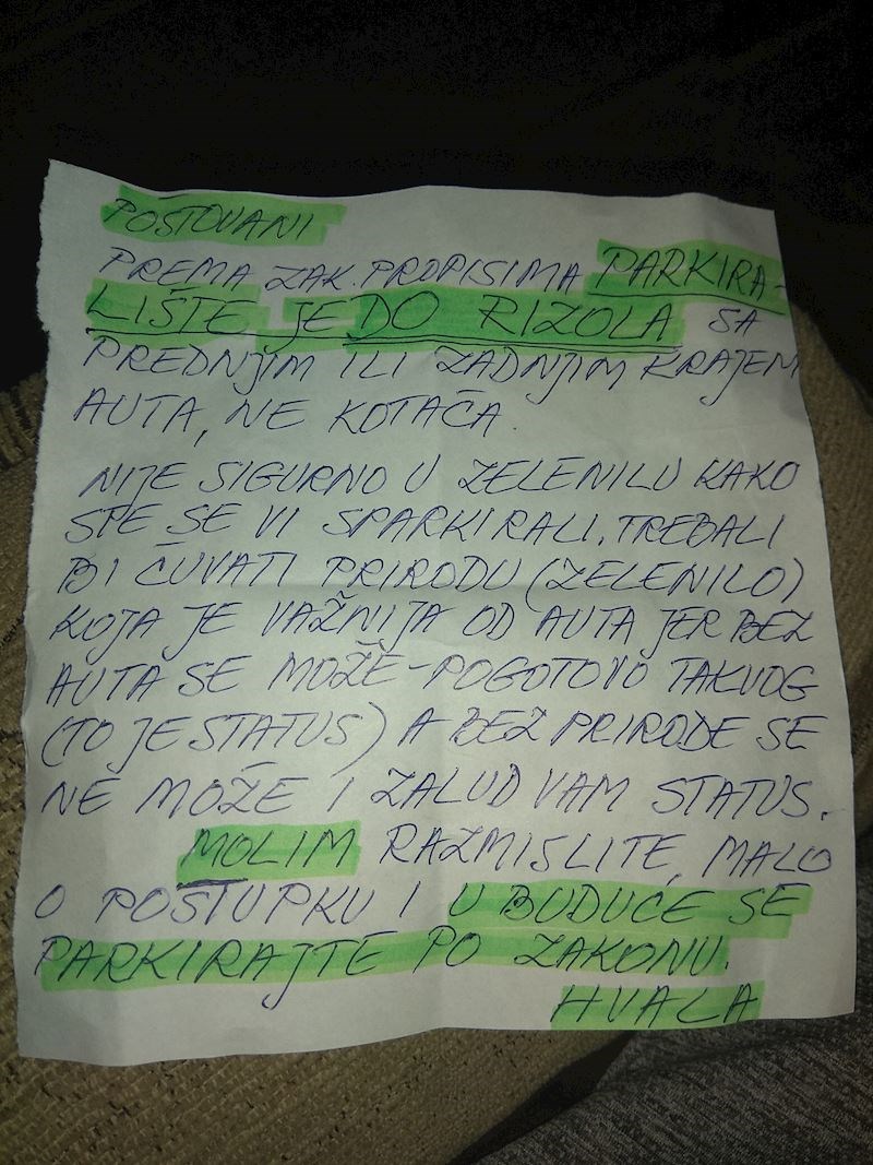 Zelenilo samo šiba, ništa meso ništa riba