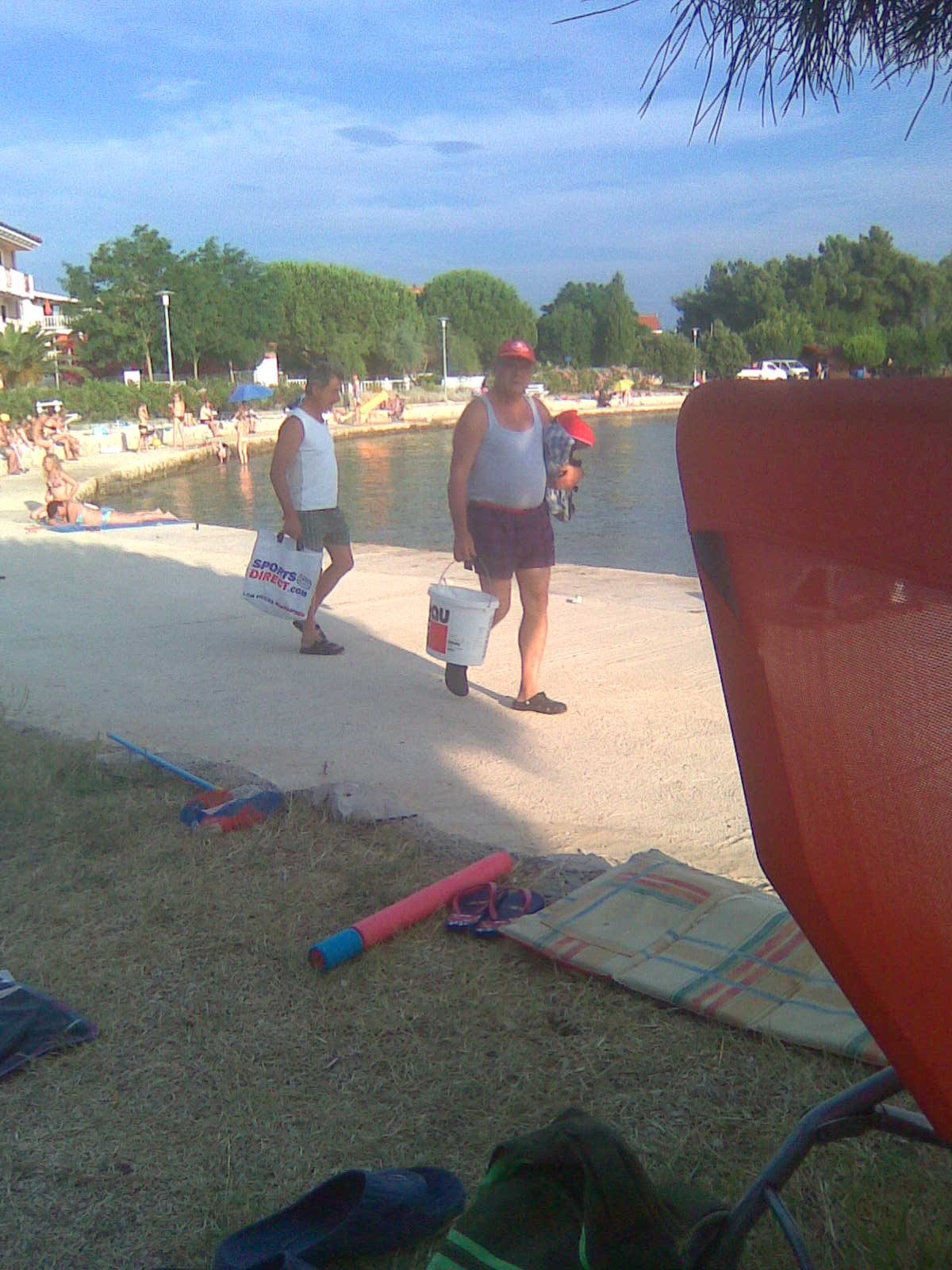 bauštelac na plaži