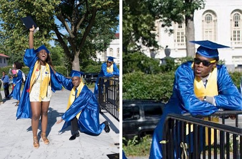 15. Došao je na promociju svoje sestre u svečanoj halji, iako je diplomirao prije nekoliko godina... 😅