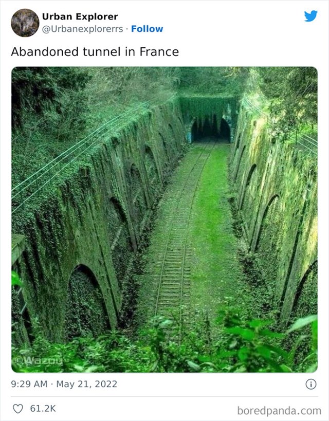 27. Napušten tunel u Francuskoj