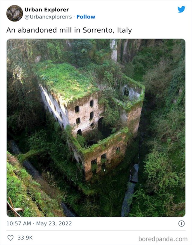 15. Kakav prizor! Ovako danas izgleda napušteni mlin u Sorrentu u Italiji
