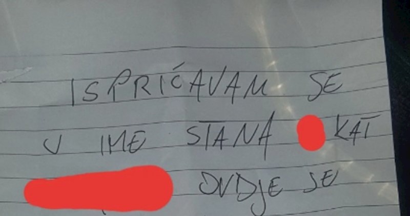 Netko je ostavio predobru poruku u jednoj zgradi u Istri, ovakve situacije vraćaju vjeru u ljude!