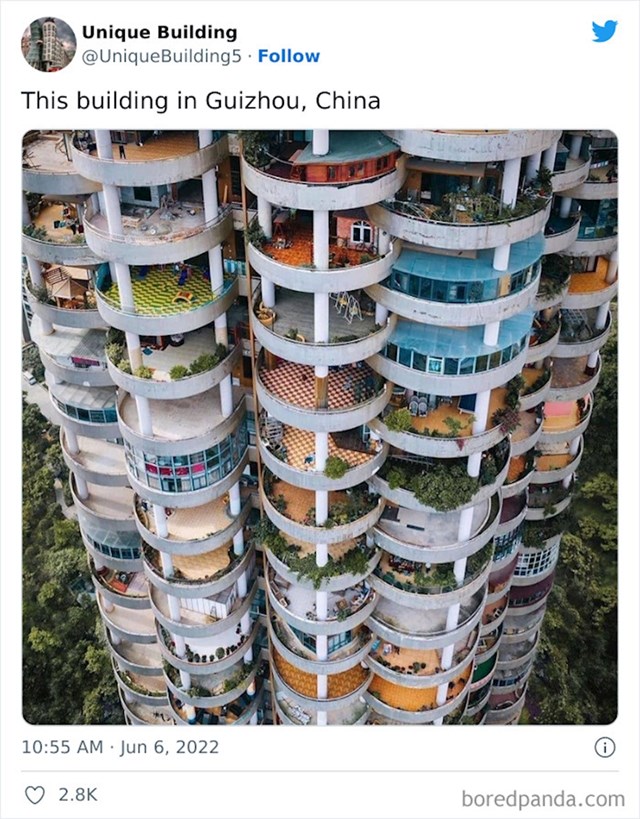 9. Neobičan dizajn zgrade u Guizhou u Kini